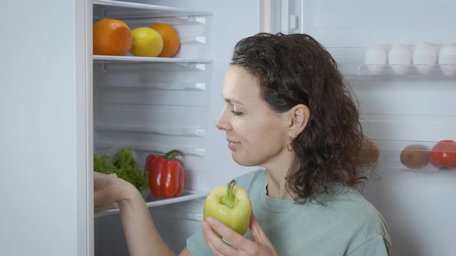 Women enjoying vegetables.