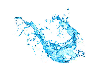 water splash isolated on white background