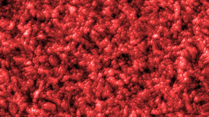 3D rendering of human cell. Microscopic cg animation, biology, science concept. Blood, dna and cell...