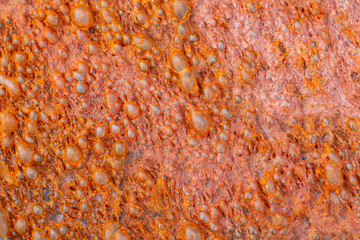 Methane bubbles caused by the accumulation and spoilage of sewage from industrial wastewater treatment systems