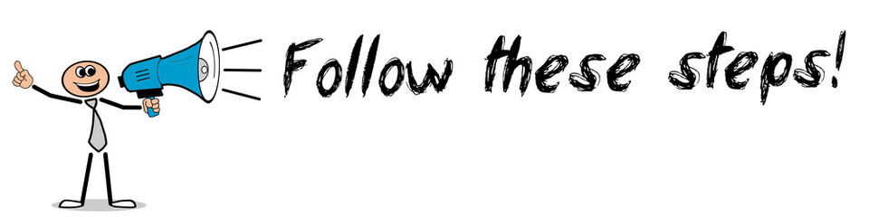 Follow these steps! 