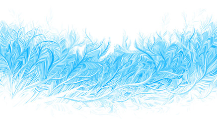 Fototapeta na wymiar Winter blue ice frost christmas background. Vector illustration