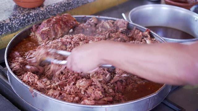 Birria is a Mexican dish from the state of Jalisco.The dish is a spicy stew, traditionally made from goat meat or mutton