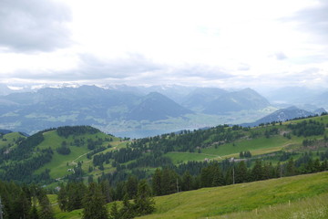 Fototapeta premium Swiss landscape