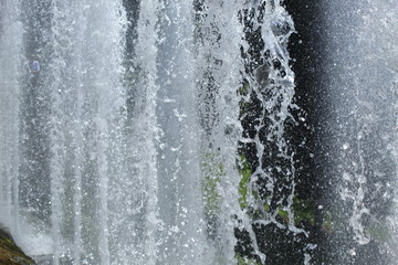 Spruzzo d'acqua di fontana