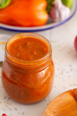 tomato sauce in a bowl