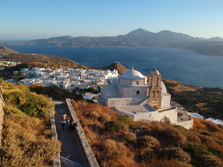 Fototapeta premium Milos Plaka Cyclades Grèce