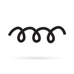 spiral line icon- vector illustration