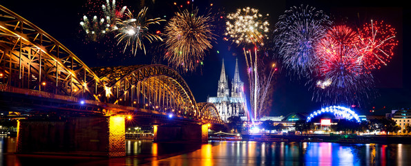 Feuerwerk in K&ouml;ln