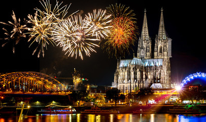Feuerwerk in Köln