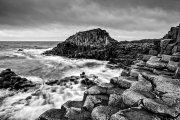 Impression of the Giants Causeway in Northern Ireland