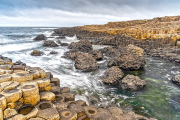 Impression of the Giants Causeway in Northern Ireland