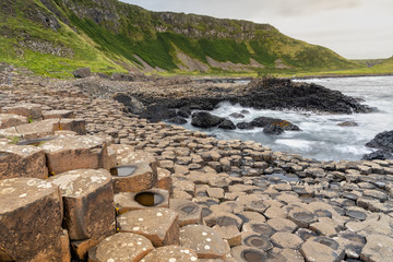 Impression of the Giants Causeway in Northern Ireland