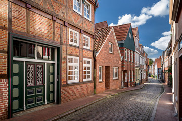Historic District City of Stade in Northern Germany