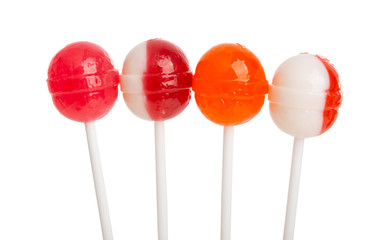 lollipops isolated