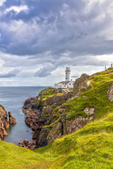 Fanad Head Lighthouse in County Donegal, Ireland