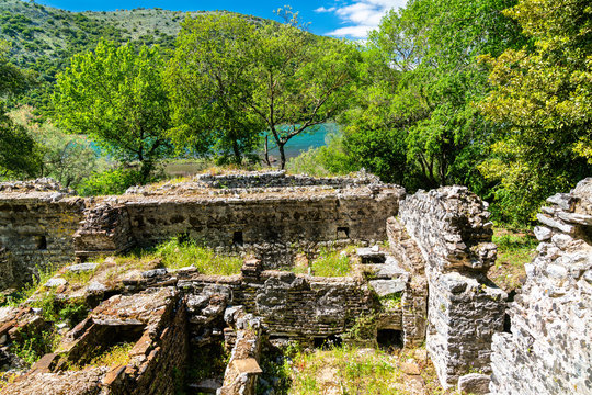 Ruins of the ancient town of Butrint in Albania