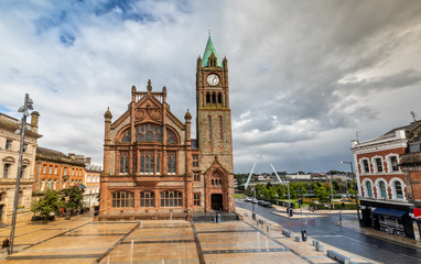 The Guildhall in Londonderry / Derry, Northern Ireland