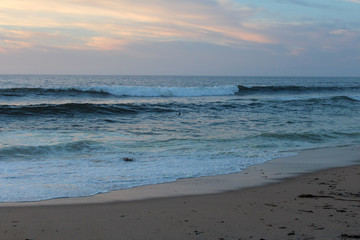 View of the beach in Sand City, California, USA