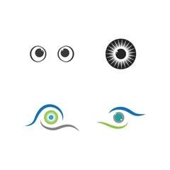 Branding Identity Corporate Eye Care vector logo design