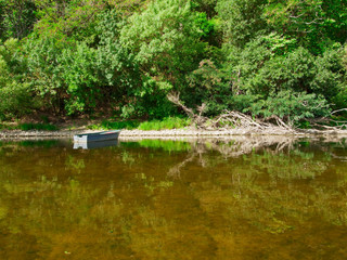 boat on the river