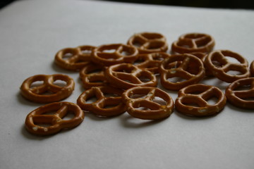 the tasty salt pretzels