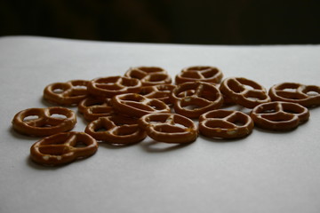 the tasty salt pretzels