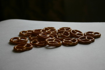 the tasty salt pretzels