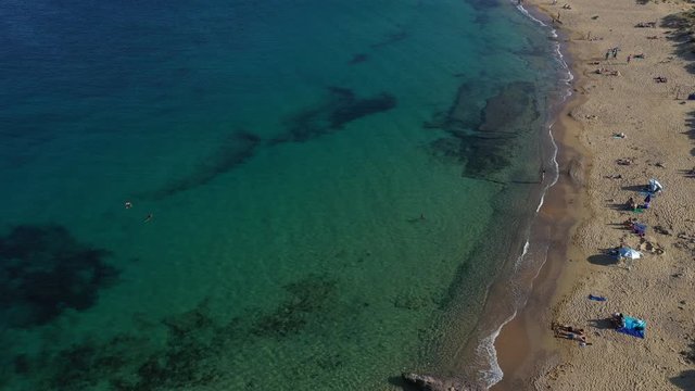 Aerial Agiost Sostis Beach 4k 10Bit H265