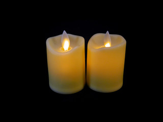 candle isolated on white background