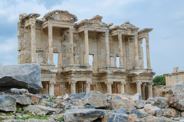 Obraz premium Library of Celsus (ancient city of Ephesus)