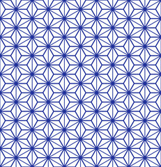 麻の葉 （和柄のシームレス素材）