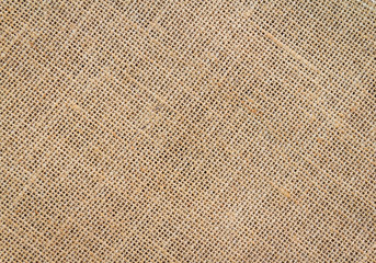 Burlap sack background and texture