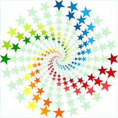This rainbow circle star pattern can be used for your project, for example : wallpaper, book cover, fabric printing, decorating, etc.