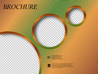 Abstract binder layout. White a4 brochure cover design. Fancy info text frame. Creative flyer font. Title sheet model set. Modern vector front page. Elegant banner. figures icon fiber