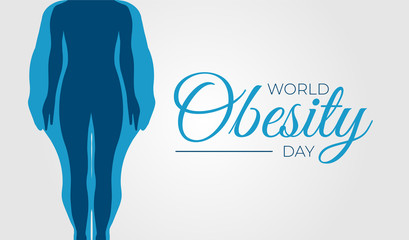 World Obesity Day Background Illustration