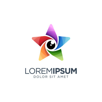 Star Lens Logo Design