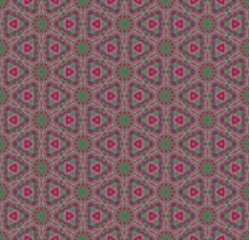 Kaleidoscope style, seamless abstract  line geometry simple pattern background.