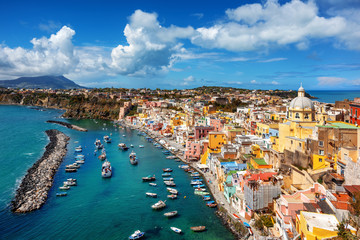 Procida island in Mediterranean sea, Naples, Italy
