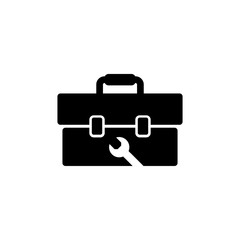 Repair Toolbox icon. Vector Illustration.