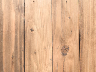 Wood plank brown texture. Vertical wooden wall background