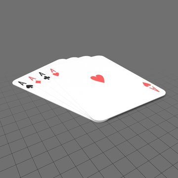 Ace playing cards
