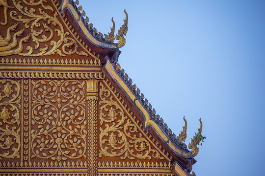 Temple Art Of Laos Beautiful Art