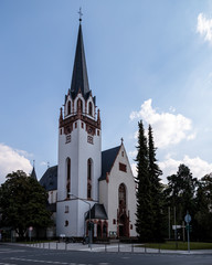 Fototapeta na wymiar St. Bonifatius Kirche Bad Nauheim