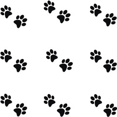 Fototapeta premium Cat silhouette, background, vector illustration