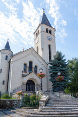 Fototapeta na wymiar Church in Tokaj