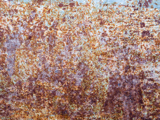 Old rust steel metal surface can be used for background and texture