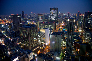 Obraz na płótnie Canvas 大阪の夜景