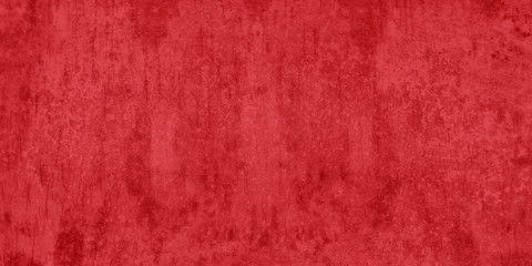 Red background texture with abstract vintage grunge texture in painted Christmas colors and rusted metal design