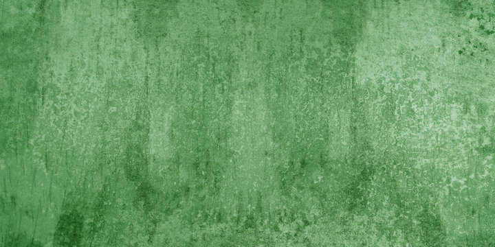 Green background texture with abstract vintage grunge texture in painted Christmas colors and rusted metal design